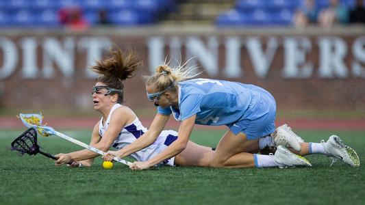  at Vert Track, Soccer & Lacrosse Stadium on February 16, 2018 in High Point, North Carolina.  The Tar Heels defeated the Panthers 14-10.  (Brian Westerholt/Sports On Film)