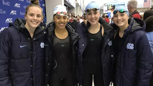 400-yard free relay 2018 ACC bronze medal