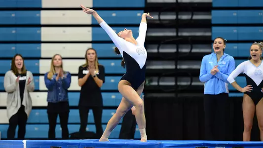 Madison Nettles
floor exercise
University of North Carolina Gymnastics v Temple
Carmichael Arena
Chapel Hill, NC
Friday, January 19, 2018
