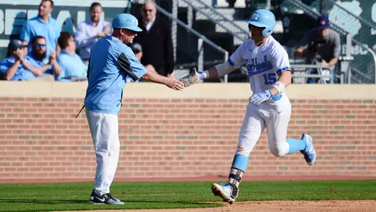 Mike Fox, left, and Michael Busch
University of North Carolina Baseball v UNC-W
Boshamer Stadium
Chapel Hill, NC
Tuesday, February 20, 2018