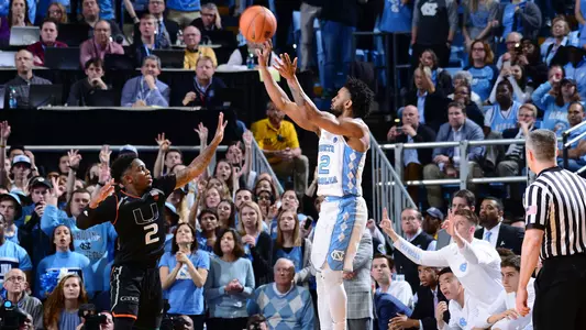 Joel Berry
University of North Carolina Basketball v Miami
Dean E. Smith Center
Chapel Hill, NC
Tuesday, February 27, 2018