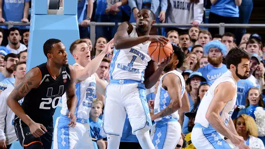 Theo Pinson
University of North Carolina Basketball v Miami
Dean E. Smith Center
Chapel Hill, NC
Tuesday, February 27, 2018