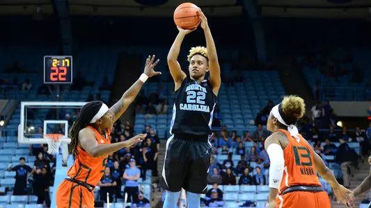 Paris Kea
University of North Carolina Women's Basketball v Miami
Carmichael Arena
Chapel Hill, NC
Sunday, February 4, 2018