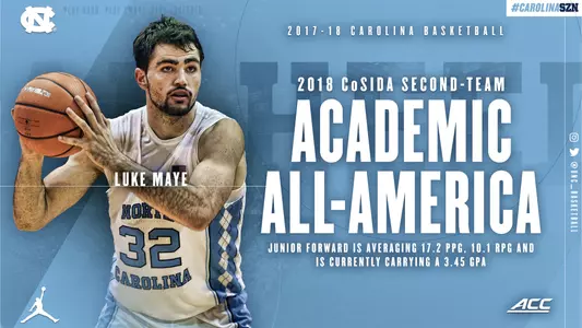 Luke Maye Academic All-America