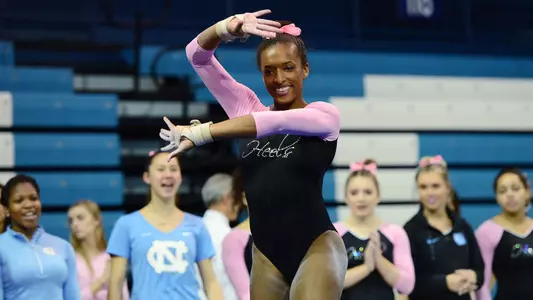 Khazia Hislop
Floor Exercise 
University of North Carolina Gymnastics v Brown
Carmichael Arena
Chapel Hill, NC
Monday, February 19, 2018