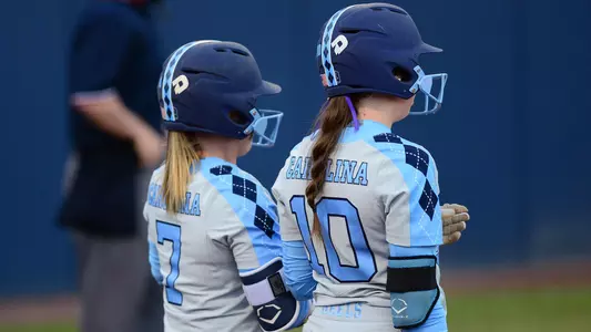 Kristina Burkhardt (10), and Taylor Wike (7)
University of North Carolina Softball v Pittsburgh
Williams Field
Anderson Stadium
Chapel Hill, NC
Friday, March 16, 2018