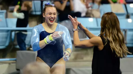 Kaitlynn Hedelund
University of North Carolina Gymnastics v Pittsburgh
Uneven Bars
Carmichael Arena
Chapel Hill, NC
Saturday, March 17, 2018
