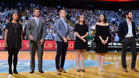 Scholar Athletes
University of North Carolina Basketball v Miami
Dean E. Smith Center
Chapel Hill, NC
Tuesday, February 27, 2018