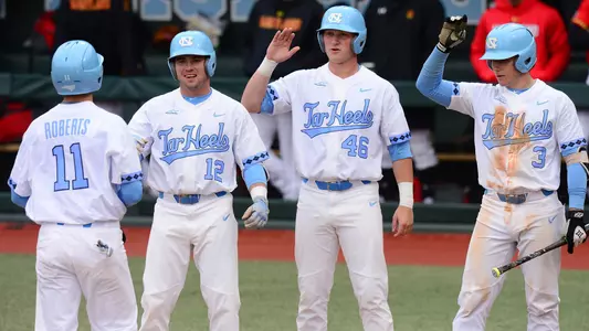 (L to R) Cody Roberts, Josh Ladowski, Ben Casparius, Kyle Datres
University of North Carolina Baseball v Maryland
Boshamer Stadium
Chapel Hill, NC
Tuesday, March 20, 2018
