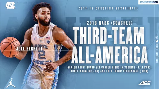 Joel Berry II NABC All-America graphic