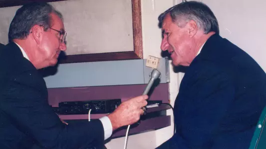 Woody Durham with Dean Smith