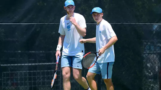 Simon Soendergaard, and Mac Kiger
University of North Carolina Men's Tennis v Campbell
NCAA Tournament
Cone-Kenfield Tennis Center
Chapel Hill, NC
Saturday, May 12, 2018
