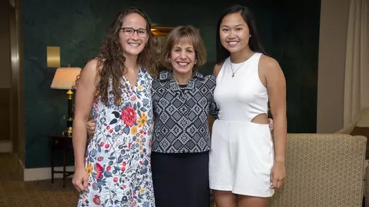 Jackie Kenny, Carol Folt, Bryana Nguyen