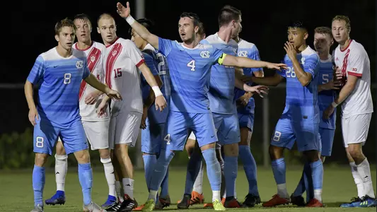 Alex Comsia (4)
University of North Carolina Men's Soccer v Indiana
Wake Med Soccer Park
Cary, NC
Sunday, August 26, 2018