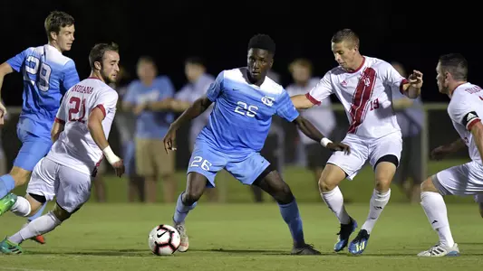 Jelani Pieters
University of North Carolina Men's Soccer v Indiana
Wake Med Soccer Park
Cary, NC
Sunday, August 26, 2018