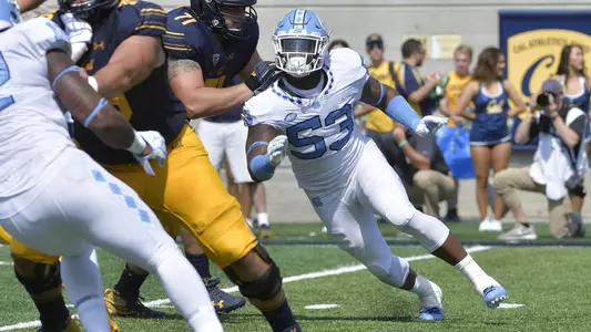 Malik Carney
University of North Carolina Football v California
California Memorial Stadium
Berkley, CA
Saturday, September 1, 2018