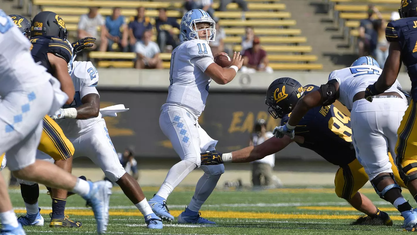 Nathan ElliottUniversity of North Carolina Football v CaliforniaCalifornia Memorial StadiumBerkley, CASaturday, September 1, 2018