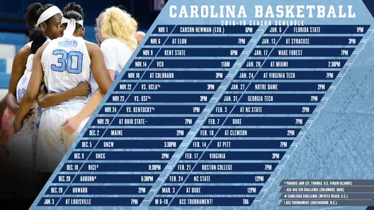 2018-19 Schedule Graphic