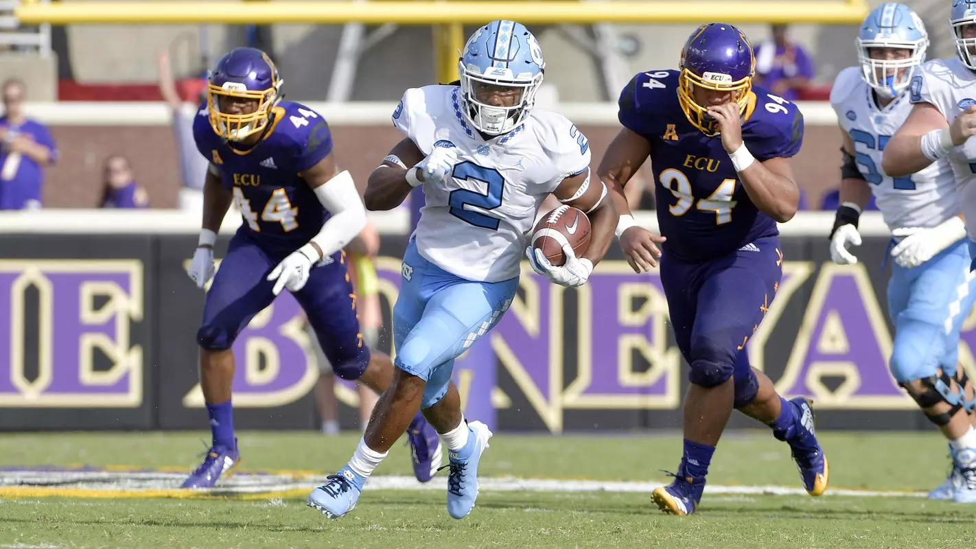 Jordon BrownUniversity of North Carolina Football v East Carolina Dowdy-Ficklen StadiumGreenville, NCSaturday, September 8, 2018