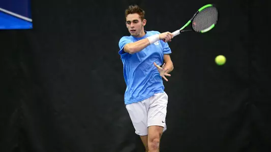Benjamin SigouinUniversity of North Carolina Men's Tennis v BucknellCone-Kenfield Tennis CenterChapel Hill, NCSaturday, January 20, 2018