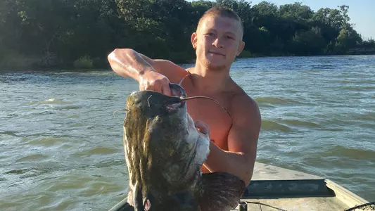 Gary Wayne Harding with a big fish