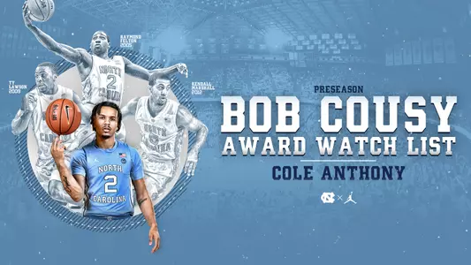 Cole Anthony Cousy Award watch list graphic
