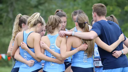 women's team huddle