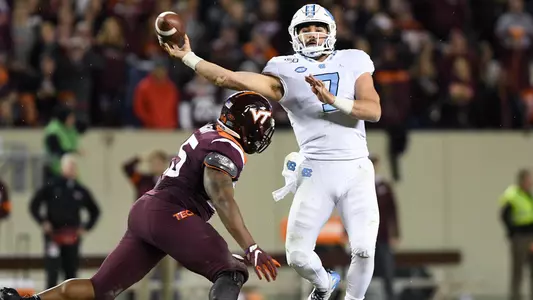 Sam HowellUniversity of North Carolina Football v Virginia TechLane StadiumBlacksburg, VASaturday, October 19, 2019
