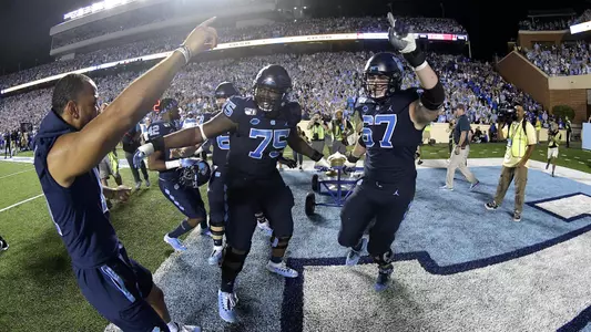 Joshua Ezeudu, Charlie Heck, victory bell