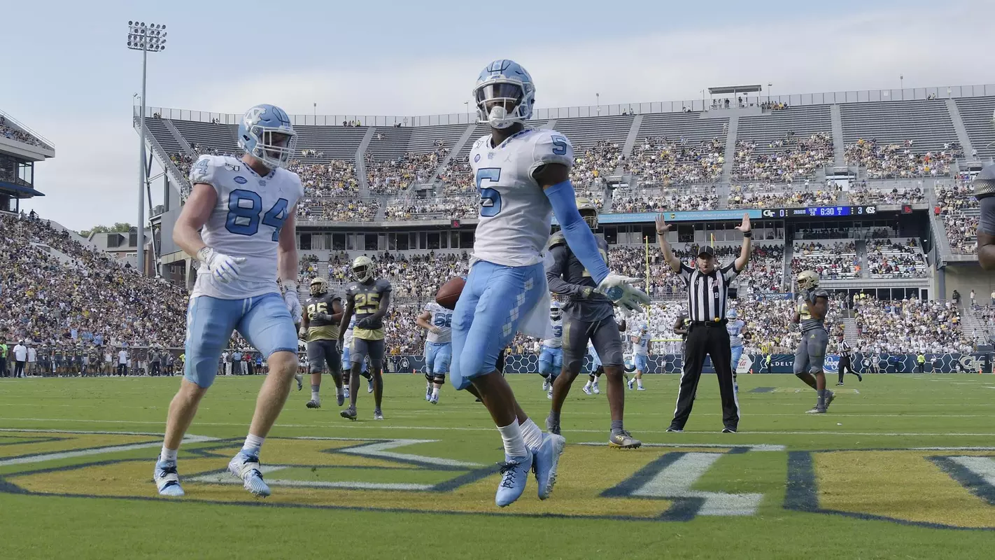 Dazz NewsomeUniversity of North Carolina Football v Georgia TechBobby Dodd StadiumAtlanta, GASaturday, October 5, 2019