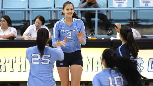 Aristea Tontai
University of North Carolina Volleyball v Georgia Tech 
Carmichael Arena 
Chapel Hill, NC 
Friday, November 1, 2019