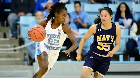 Shayla Bennett 
University of North Carolina Women's Basketball v Navy
Carmichael Arena
Chapel Hill, NC
Monday, November 11, 2019