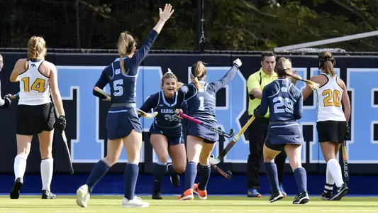 Riley Fulmer, Erin Matson, celebration
University of North Carolina Field Hockey v Iowa
NCAA Tournament
Karen Shelton Stadium
Chapel Hill, NC
Sunday, November 17, 2019