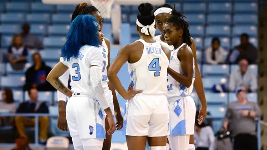 huddle
University of North Carolina Women's Basketball v Charleston Southern
Carmichael Arena
Chapel Hill, NC
Friday, November 15, 2019