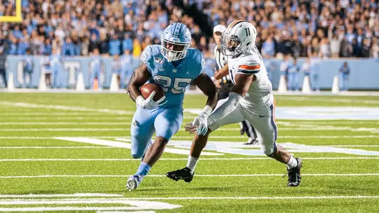 Javonte Williams
University of North Carolina Football v Virginia
Kenan Stadium
Chapel Hill, NC
Saturday, November 2, 2019