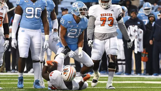 Chazz Surratt
University of North Carolina Football v Mercer
Kenan Stadium
Chapel Hill, NC
Saturday, November 23, 2019