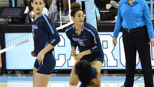 Carly Peck, Aristea Tontai
University of North Carolina Volleyball v Wake Forest
Senior Day
Carmichael Arena 
Chapel Hill, NC 
Wednesday, November 27, 2019