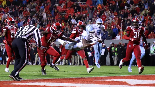 Javonte Williams
University of North Carolina Football v North Carolina State University
Carter-Finely Stadium
Raleigh, NC
Saturday, November 30, 2019