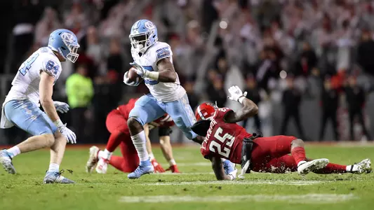 Javonte Williams
University of North Carolina Football v North Carolina State University
Carter-Finely Stadium
Raleigh, NC
Saturday, November 30, 2019