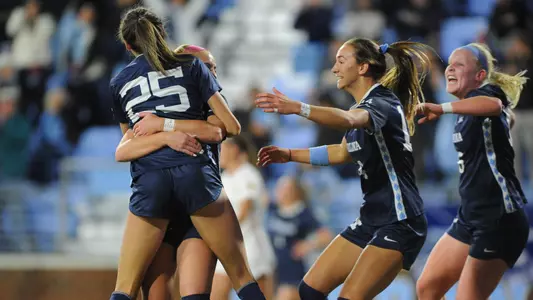 Goal celebration
University of North Carolina Women’s Soccer
vs. Southern California
Dorrance Stadium
Chapel Hill, NC
Friday, November 29, 2019
