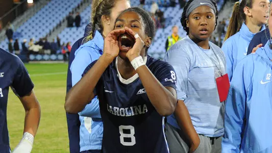 Post game celebration
University of North Carolina Women’s Soccer
vs. Southern California
Dorrance Stadium
Chapel Hill, NC
Friday, November 29, 2019