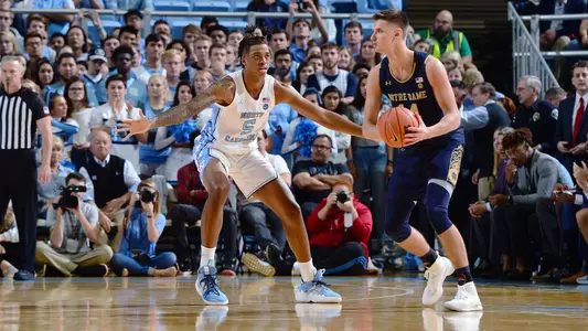 Armando Bacot
University of North Carolina Basketball v Notre Dame
Dean E. Smith Center
Chapel Hill, NC
Wednesday, November 6, 2019