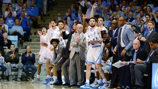 bench, celebration
University of North Carolina Basketball v Wofford
Carmichael Arena
Chapel Hill, NC
Sunday, December 15, 2019