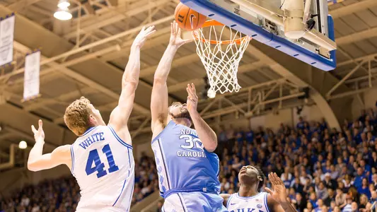 North Carolina vs Duke ACC Regular season mens basketball game at the Cameron Indoor Stadium in Durham, NC on  February 20, 2019 Final Score North Carolina 88  Duke 72
