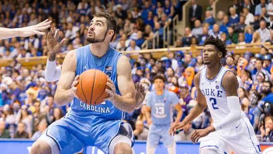 North Carolina vs Duke ACC Regular season mens basketball game at the Cameron Indoor Stadium in Durham, NC on  February 20, 2019 Final Score North Carolina 88  Duke 72