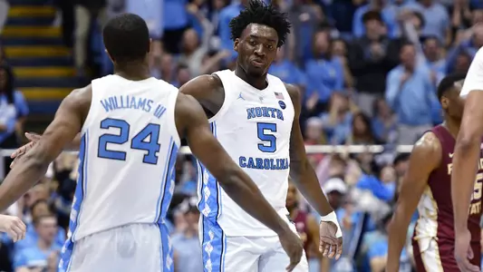 Nassir Little (5)
University of North Carolina Basketball v Florida State
Dean E. Smith Center
Chapel Hill, NC
Saturday, February 23, 2019