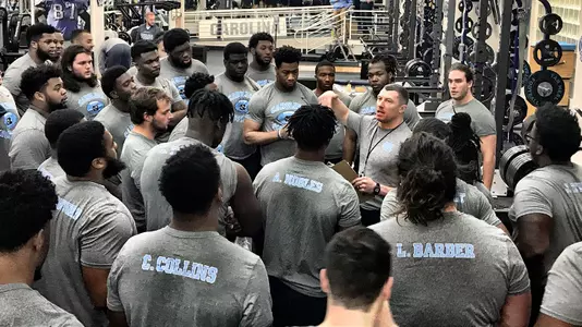 Brian Hess, weight room 2019