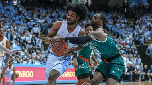 Coby White
University of North Carolina Basketball v Miami
Dean E. Smith Center
Chapel Hill, NC
Saturday, February 9, 2019