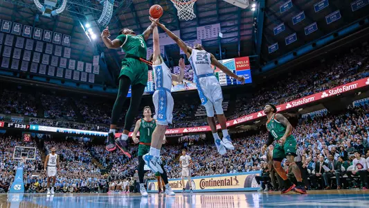 Kenny Williams (24) and Luke Maye (32)
University of North Carolina Basketball v Miami
Dean E. Smith Center
Chapel Hill, NC
Saturday, February 9, 2019