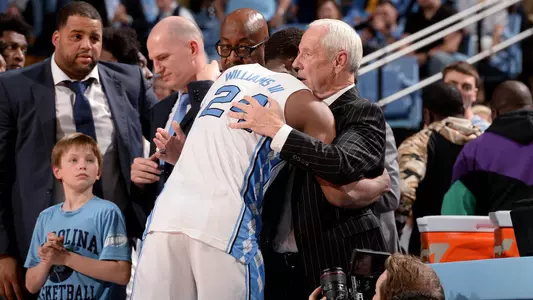 Roy Williams, Kenny Williams senior day 2019